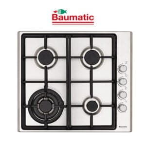 Baumatic BG4S 60cm Gas Cooktopin Stainless Steel