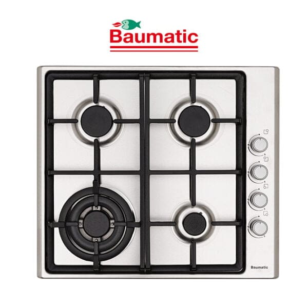 Baumatic BG4S 60cm Gas Cooktopin Stainless Steel