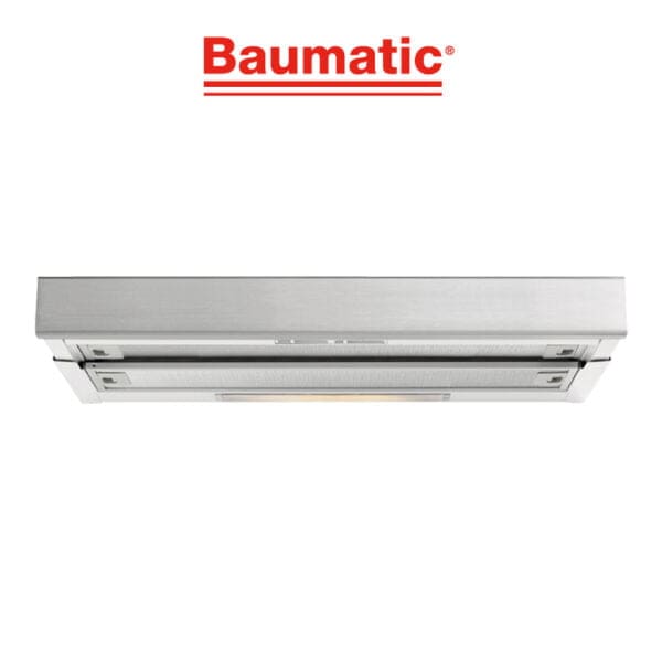 Baumatic GEH9017-90cm-SlideOut Rangehood in Stainless Steel