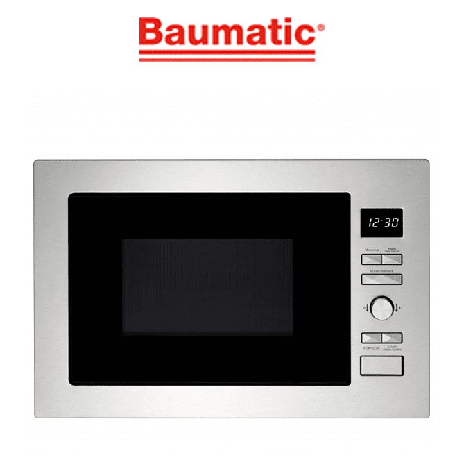 Baumatic-bam28tk-2 28L built-in microwave Oven in Stainless Steel