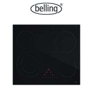 Belling BDC64CE 60cm 4 Zone Ceramic Cooktop, 9 cooking levels.