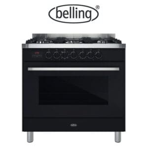 Belling BDU958DBK 90cm Dual Fuel Upright Cooker