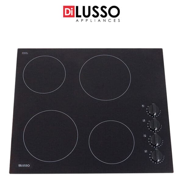 DiLusso CC604MK 60cm Ceramic Cooktop with Knob Control (1)