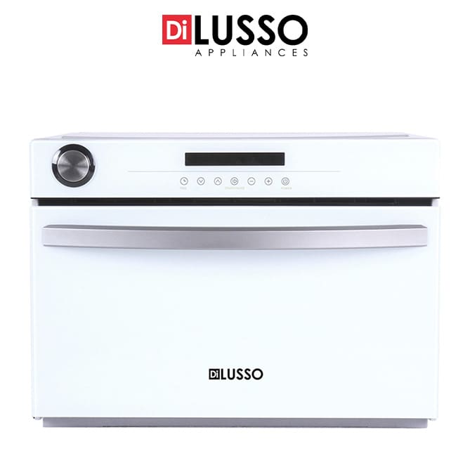 60cm freestanding white Di Lusso oven.