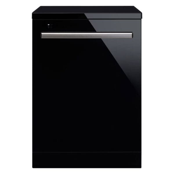 Euromaid EDWB16G 60cm Freestanding Black Glass Dishwasher 16 Place Settings