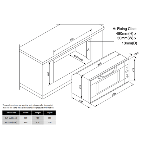 Technika TTDT910 90cm Electric Black Glass Built in Oven - schematic