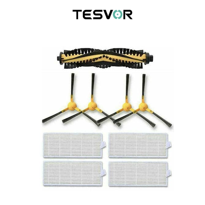 Tesvor Kit A3500 Roller With Side Brushes Replacement Kit For Tesvor Robot Vacuum Tesvor Replacement Kit