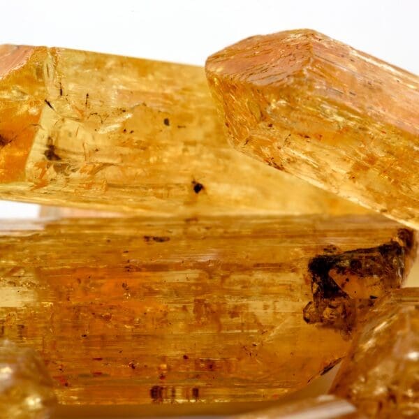 Exquisite Yellow Raw Topaz Necklace