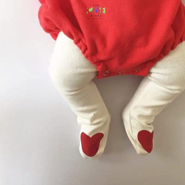 Red Apple Lightweight Baby Romper