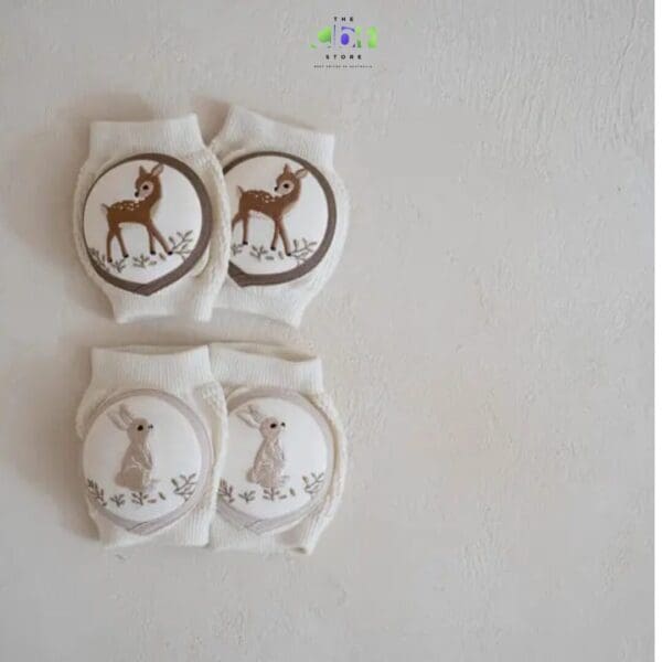 Deer and Rabbit Baby Knee Protectors