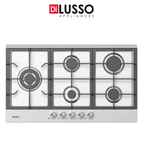 Di Lusso GC905MSSC 90cm Stainless Steel Gas Cooktop Side Wok Burner (2)