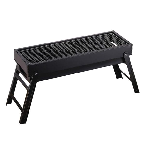 SOGA 60cm Portable Folding Thick Box-type Charcoal Grill for Outdoor BBQ Camping